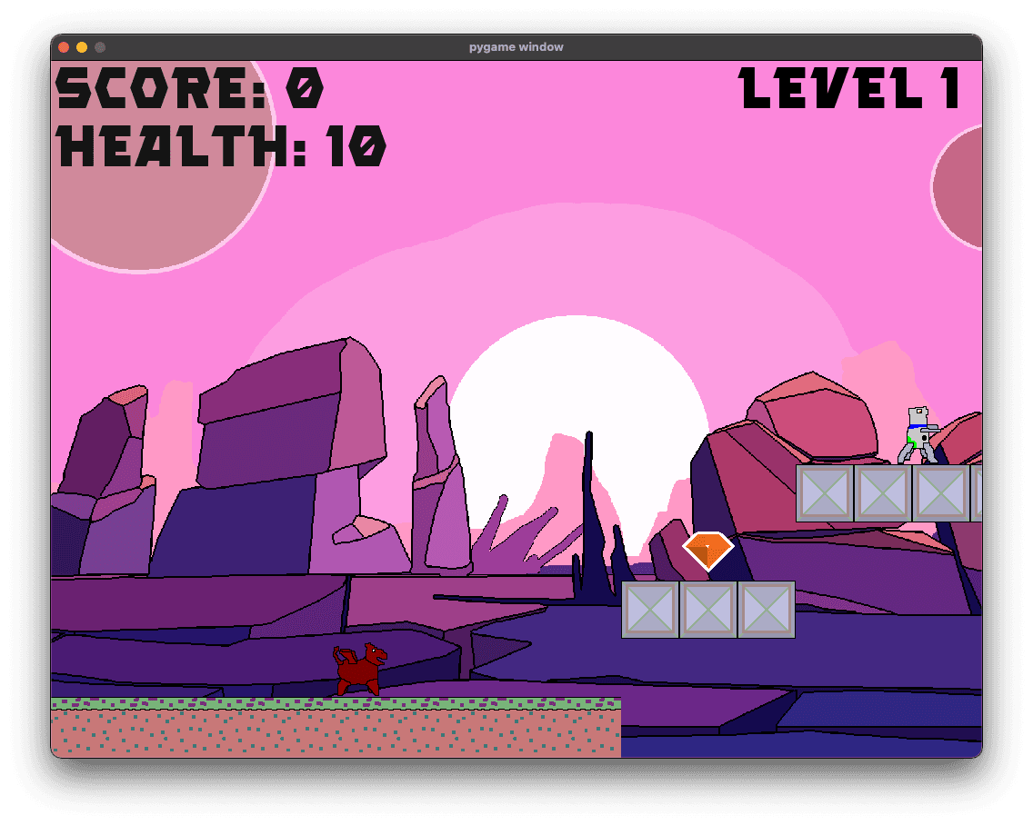 Main view of game